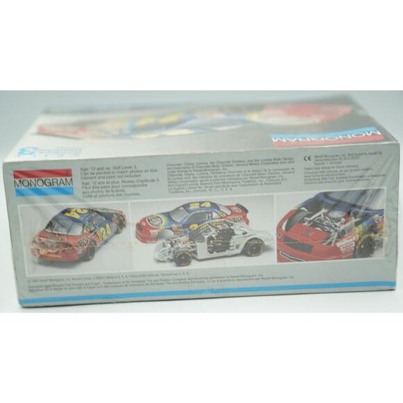 Monogram 1:24 Jeff Gordon #24 Dupont Lumina Stock Car Model Kit - Vintage Sealed - Picture 2 of 3